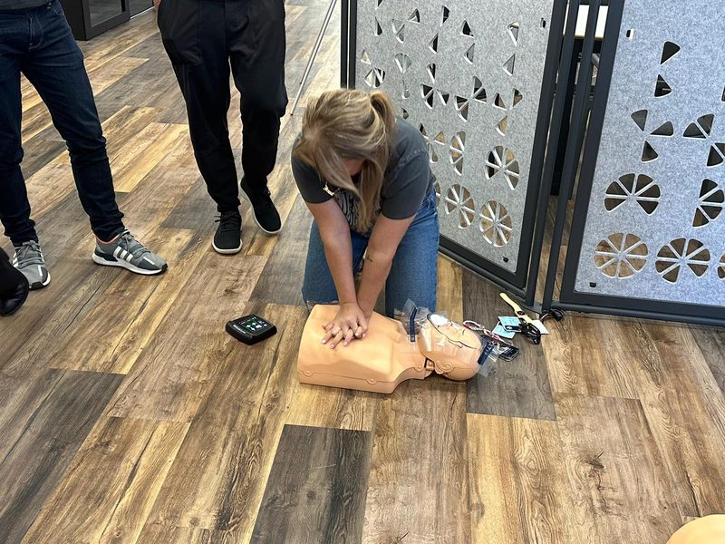 Emergency First Aid at Work training in Sunderland